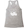i'm a drummer please shout Racerback Tank