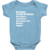 hobbit meals Baby Bodysuit