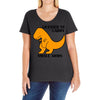licensed to carry small arms Ladies Curvy T-Shirt