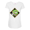 snake green Maternity Scoop Neck T-shirt