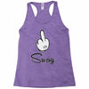 mickey fuck swag Racerback Tank