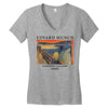 Edvard Munch Skrik Women's V-Neck T-Shirt