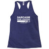 sarcasm now loading mens Racerback Tank