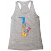 sax addict saxophone Racerback Tank