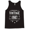 original parts vintage established 1987 perfectly aged Tank Top