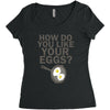 how do you like your eggs Women's Triblend Scoop T-shirt