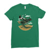 morning commute Ladies Fitted T-Shirt