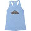 blue murder logo Racerback Tank