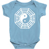 i ching ying and yang Baby Bodysuit
