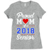 proud mom of a 2018 senior Ladies Fitted T-Shirt