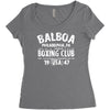 balboa boxing club Women's Triblend Scoop T-shirt