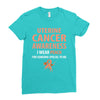 i wear peach for some special to me Ladies Fitted T-Shirt
