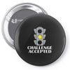 challenge stoplight Pin-back button