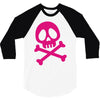 pink pirate 3/4 Sleeve Shirt
