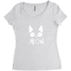 Meow Women's Triblend Scoop T-shirt