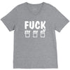 fuck you me off fun V-Neck Tee