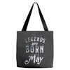 legends are born in may funny Tote Bags