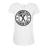 lets celebrate the hard work we are doin Maternity Scoop Neck T-shirt