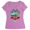 aunt flo Women's Triblend Scoop T-shirt