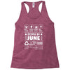 Born In June Racerback Tank