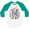 camp fire 3/4 Sleeve Shirt