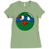 who watches the pizza Ladies Fitted T-Shirt