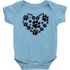 cat love paw Baby Onesie