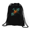 higgs event oil paint Drawstring Bags