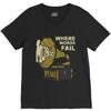 where words fail music speaks V-Neck Tee