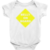 belly on board beer Baby Onesie
