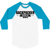 Backpacker Explore The World 3/4 Sleeve Shirt