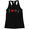 i love house music Racerback Tank