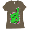 zombie okay Ladies Fitted T-Shirt