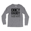obey daddy Long Sleeve Shirts