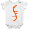 helix of heroes funny retro sci fi superhero symbol cool logo Baby Bodysuit