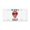 Women's March The Future is Nasty License Plate