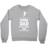 i'm a skiing dad   daddy Crewneck Sweatshirt