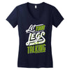 let your Women's V-Neck T-Shirt