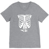 beer belly xray skeleton funny V-Neck Tee