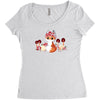 dia de los foxes Women's Triblend Scoop T-shirt