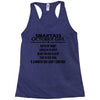 Smartass October Girl Racerback Tank