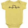 Heart Beat Baby Onesie