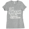 oh sheesh y'all (2) Ladies Fitted T-Shirt