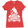 I Am Beagle Actually In A Very Commited Relationship Ladies Fitted T-Shirt