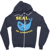 seal of approval Zipper Hoodie