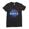 santa nasa parody Ladies Fitted T-Shirt