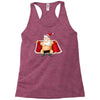 funny flashing naked nude christmas santa claus Racerback Tank