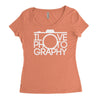 i love photography best trending Women's Triblend Scoop T-shirt
