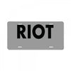 Riot License Plate