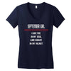 September Girl Women's V-Neck T-Shirt